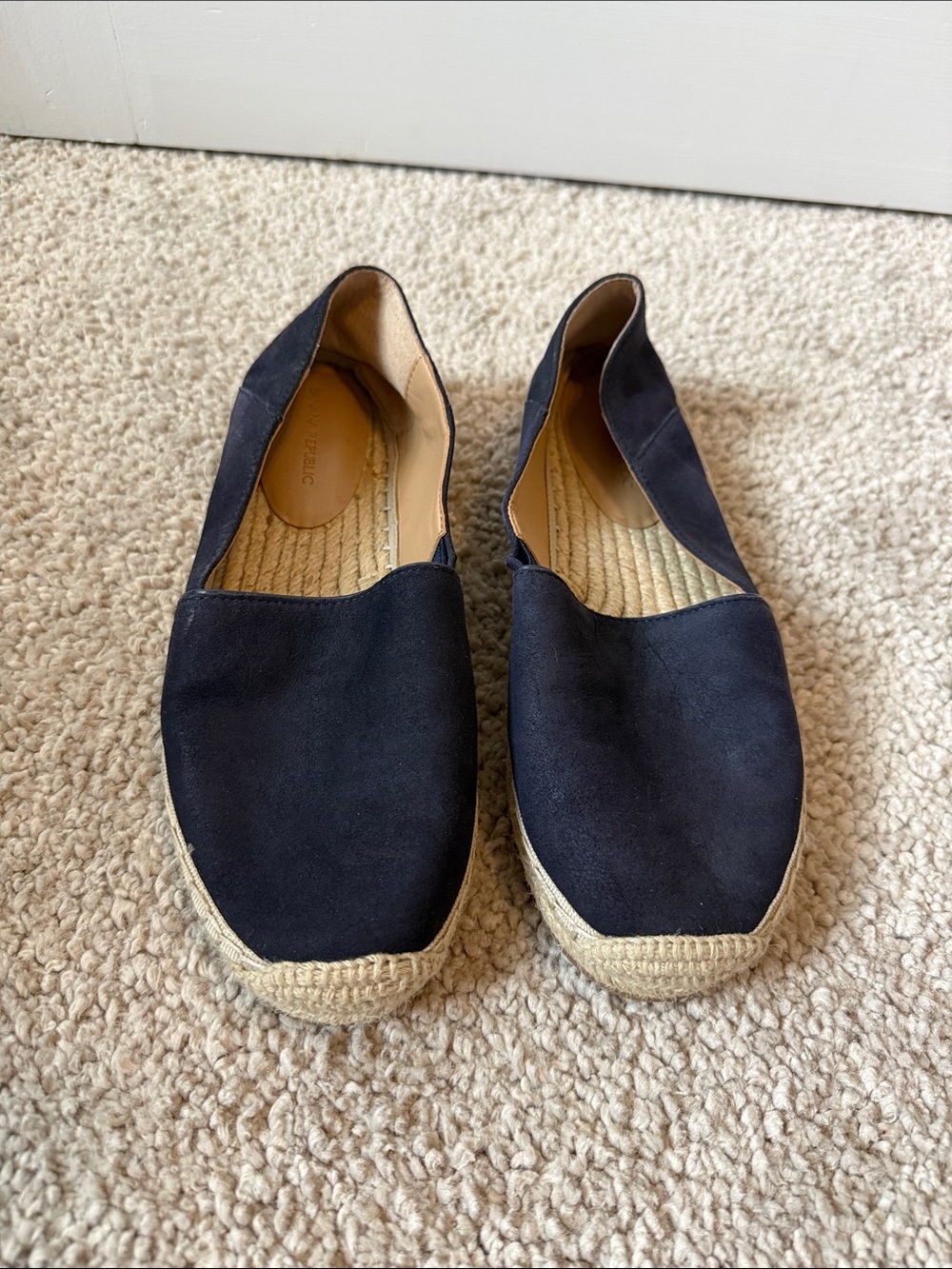 Banana Republic Navy Espadrille Flat